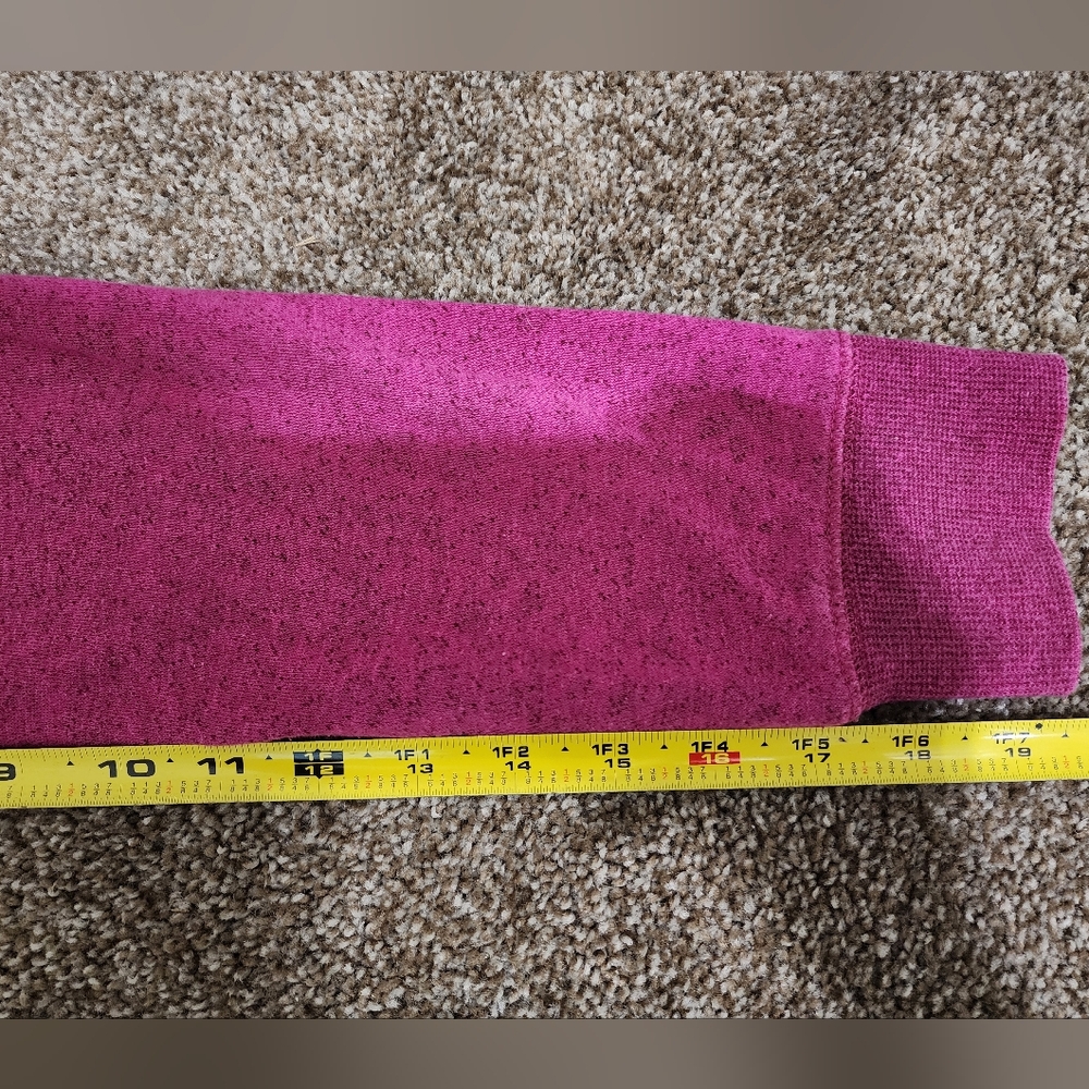 FOX RACING Magenta Pink Women's SweaterShirt Pull Over Pouch Pocket - Picture 6 of 7